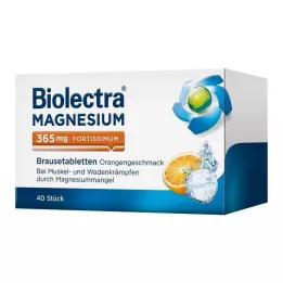 BIOLECTRA Horčík 365 mg fortissimum Orange, 40 ks