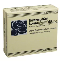 EISENSULFAT Lomapharm 65 mg obalené tablety, 100 ks