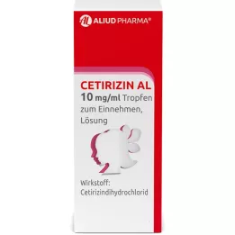 CETIRIZIN AL 10 mg/ml perorálne kvapky, 10 ml