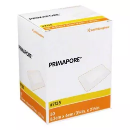 PRIMAPORE Obväz na rany 6x8,3 cm sterilný, 50 ks