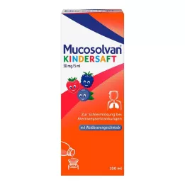 MUCOSOLVAN Detská šťava 30 mg/5 ml, 100 ml