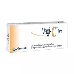 VAGI C Fem vaginálne tablety, 6 ks