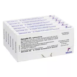 GENCYDO 3% injekčný roztok, 48X1 ml