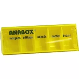 ANABOX Denná krabica žltá, 1 ks