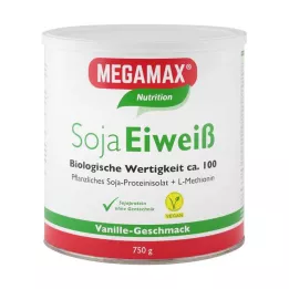 MEGAMAX Sójový proteín vanilkový prášok, 750 g