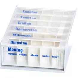ANABOX 7-dňový týždenný dávkovač biely, 1 kus