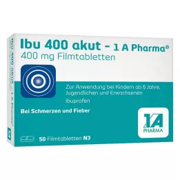 IBU 400 filmom obalených tabliet akut-1A Pharma, 50 ks