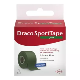 DRACO TAPEVERBAND 3,8 cm x 10 m zelená, 1 kus