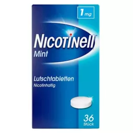 NICOTINELL Pastilky 1 mg Mäta, 36 ks