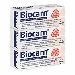BIOCARN Sirup, 3 x 50 ml