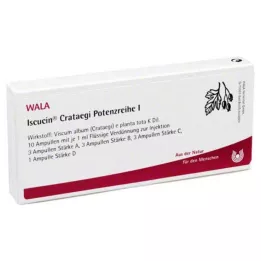 ISCUCIN crataegi potencia série I ampulky, 10X1 ml