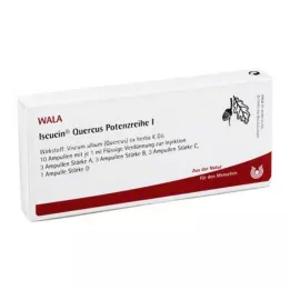 ISCUCIN quercus potencia série I ampulky, 10X1 ml