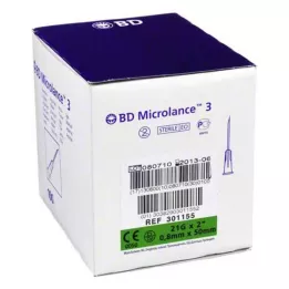 BD MICROLANCE Kanyla 21 G 2 0,8x50 mm, 100 ks
