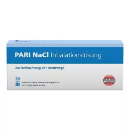 PARI Ampulky s inhalačným roztokom NaCl, 20 x 2,5 ml