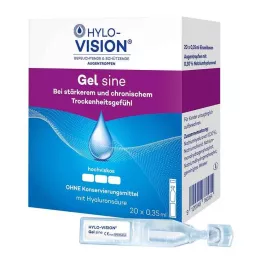 HYLO-VISION Gélové sínusové jednodávkové pipety, 20X0,35 ml