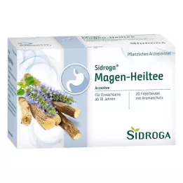SIDROGA Filtračné vrecúška na čaj na ozdravenie žalúdka, 20X2,25 g
