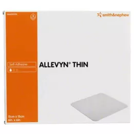 ALLEVYN Tenký 15x15 cm tenký obväz na rany, 3 ks