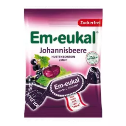 EM-EUKAL Cukríky ríbezľové plnené bez cukru, 75 g