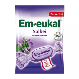 EM-EUKAL Šalviový cukrík bez cukru, 75 g