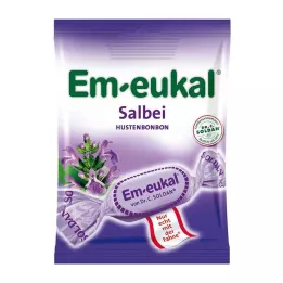 EM-EUKAL Šalviový cukrík s cukrom, 75 g