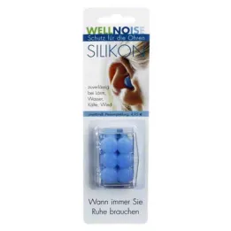 WELLNOISE Zátky do uší modrý blister, 3x2 ks