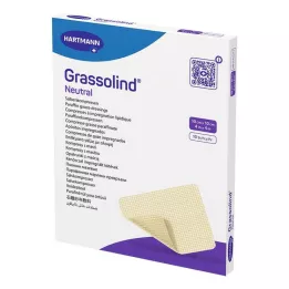 GRASSOLIND Masťové obklady 10x10 cm sterilné, 10 kusov