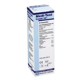 MEDI-TEST Testovacie prúžky Combi 3A, 50 ks