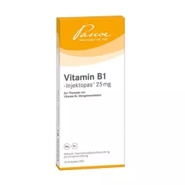 VITAMIN B1 INJEKTOPAS 25 mg injekčný roztok, 10X1 ml