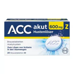 ACC akut 600 Z šumivé tablety proti kašľu, 20 ks