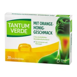 TANTUM VERDE 3 mg pastilky s pomarančovo-medovou príchuťou, 20 ks