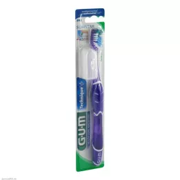GUM Technika kompaktná zubná kefka stredná, 1 ks