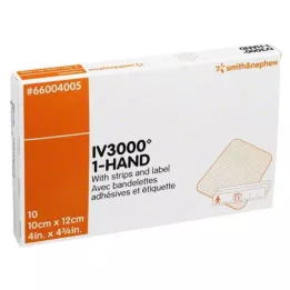 OPSITE IV 3000 10x12 cm priehľadná fixácia kanyly, 10 ks