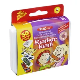 KINDERPFLASTER Farebné, 50 kusov