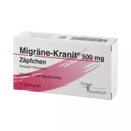MIGRÄNE KRANIT 500 mg čapíky, 10 ks