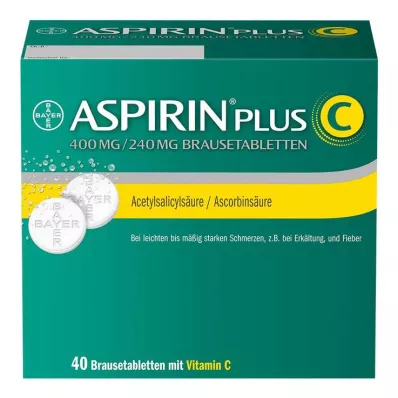 ASPIRIN plus C šumivé tablety, 40 ks ASPIRIN plus C šumivé tablety, 40 ks