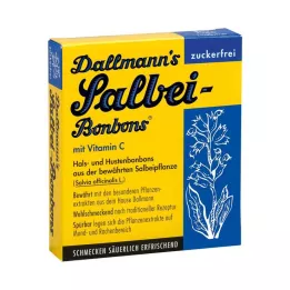 DALLMANNS Sage Bonbons bez cukru, 20 ks