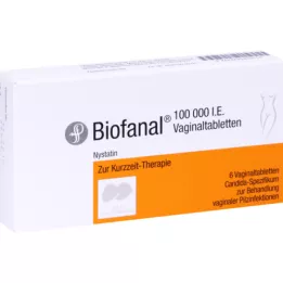 BIOFANAL Vaginálne tablety, 6 ks