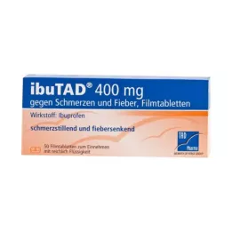 IBUTAD 400 mg proti bolesti a horúčke, filmom obalené tablety, 50 ks