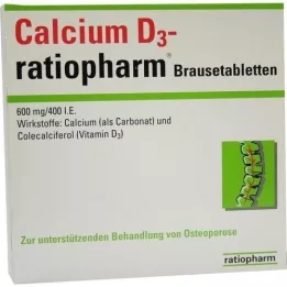 CALCIUM D3-ratiopharm šumivé tablety, 20 ks