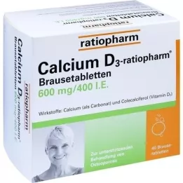 CALCIUM D3-ratiopharm šumivé tablety, 40 ks