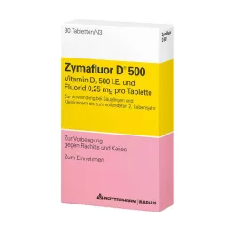 ZYMAFLUOR D 500 tabliet, 30 ks