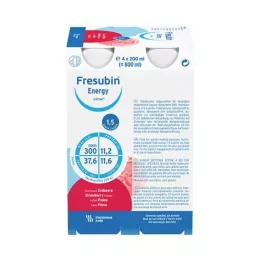 FRESUBIN ENERGY DRINK Fľaša na pitie Jahoda 6X4X200 ml