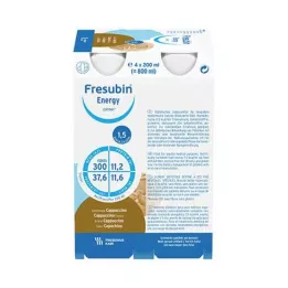 FRESUBIN ENERGY DRINK Fľaša na pitie cappuccina 6X4X200 ml