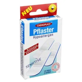Náplasti hypoalergénne citlivé 2 veľkosti, 10 ks