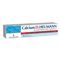 CALCIUM D3 Heumann šumivé tablety 600 mg/400 IU, 20 ks
