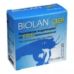 BIOLAN Gélové očné kvapky, 20X0,45 ml
