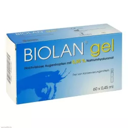 BIOLAN Gélové očné kvapky, 60X0,45 ml