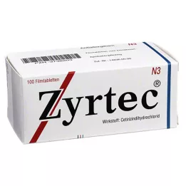 ZYRTEC Filmom obalené tablety, 100 ks