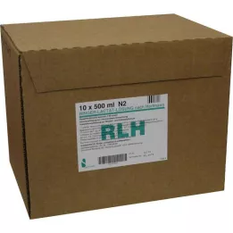 RINGER LACTAT Roztok PE-Fľaše, 10X500 ml