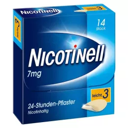 NICOTINELL 7 mg/24-hodinová náplasť 17,5 mg, 14 ks